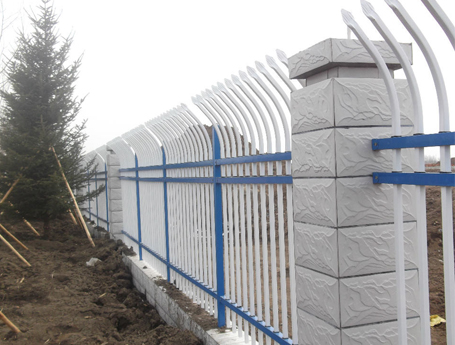 单向弯头锌钢护栏